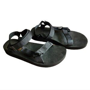TEVA Men's US 11 Mid Universal Black Sandal